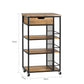 Industrial Rolling Kitchen Cart & Prep Station with Drawer