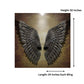 Angel Wings Metal Wall Art for Living Room-Metal Wall Decor by Hansart Made of High-Quality Iron Metal Anti-rust powder coating used for long lasting finish Set of 2 Approx Size mentioned for each wing: Height: 52 Inches; Length: 24 Inches Hanging Mechanism included Caring Instructions: Convenient Cleaning With Dry Cloth Perfect for your living room, bedroom, hall, office reception, guest room, and hotel reception The product is packed by professionals for safe delivery