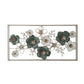 Flowerd Frame Fusion Metal Wall Art (50 x 25 Inches)