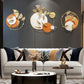 Spheres of Influence Round Metal Wall Art (57 x 27.5 Inches)