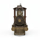 Model of a steam locomotive on a white background
