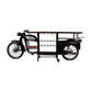 Vintage Motorcycle Bar Cart with Wine Rack, Serving Table (105 Inches)