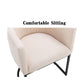Modern Cream Sofa Accent Chair - Set of 2