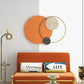 Geometric Elegant Circles Metal Wall Art (42 x 30 Inches)