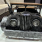 Hansart Special Vintage Car-Inspired Bar Table with Industrial Metal Frame