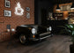 Black Retro Car Front Sofa Seat Vintage Auto Furniture