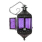 Vintage Hanging Lantern, 11.5 Inch Metal Candle Holder Decor-Hansart-Hansart, Add a touch of elegance and warmth to your space with this beautifully designed 11.5" Hanging Metal Lantern. Crafted with intricate cut-out patterns and glass panels, this lantern brings a charming Moroccan flair to any setting. Perfect for both indoor and outdoor use, it creates an inviting ambiance whether hanging from a hook, displayed on a table, or part of your event decor. Simply add a candle or LED light to enhance its glow
