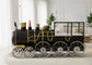 Train Engine Bar Cabinet with Serving Table