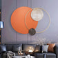 Geometric Elegant Circles Metal Wall Art (42 x 30 Inches)