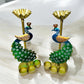 Decorative handcrafted peacock-shaped candle holders for Lighting Diya and Candles