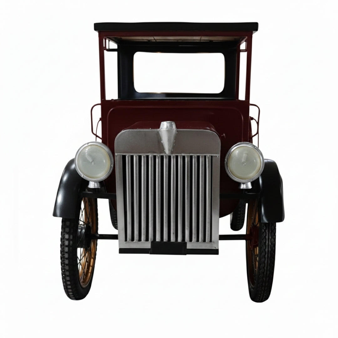 front view of wine holder car bar table