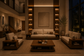 Solid Wood Living Room Furniture Set