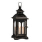Vintage Black Metal Lantern Candle Holder for Home and Garden Decor-Hansart-Hansart, Add a touch of timeless elegance to your indoor or outdoor space with this Vintage Black Metal Lantern. Crafted from premium metal and clear glass panels, this lantern beautifully showcases the flickering glow of candles, whether real or flameless LED. Its windproof design ensures a steady flame, making it ideal for patios, gardens, weddings, or cozy indoor settings. With its antique finish and versatile style, this lantern