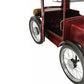 Vintage Car Bar Table with Wine Bottle and Glass Storage - Cabinet