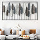 Leaf Frame Fusion Metal Wall Art (50 x 25 Inches)