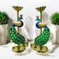 Decorative handcrafted peacock-shaped candle holders for Lighting Diya and Candles