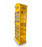 Antique Yellow Telephone Booth Bar Cabinet & Wine Holder