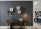 Large Blooming Floral Metal Wall Art Sculpture Decor