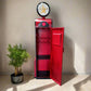 Retro Red Gas Pump Storage Cabinet