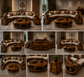 Solid Ash Wood Luxury Living Room Furniture