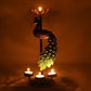 Decorative handcrafted peacock-shaped candle holders for Lighting Diya and Candles