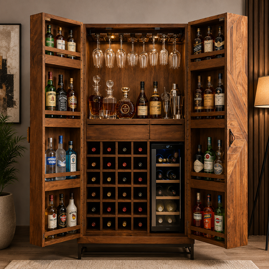 Contemporary Liquor Storage Cabinet