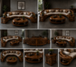 Solid Ash Wood Luxury Living Room Furniture