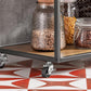 Industrial Rolling Kitchen Cart & Prep Station with Drawer
