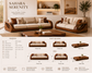 Sahara Serenity Wooden Sofa