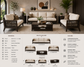 Premium Solid Wood Sofa Set