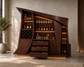 Modern Solid Wood Wine Storage Cabinet
