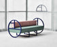 Scandinavian Style 3 Seater Upholstered Sofa Bench