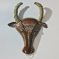 Rustic Bull Head Mask Metal Wall Decor