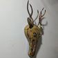 Metallic Deer Head Wall Art Decor
