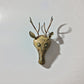 Metallic Deer Head Wall Art Decor