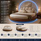 Designer Cloud Bed with Storage and Foam Pillows