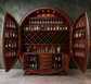 Circular Wine Bar Almirah