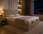 Modern Manual Lift Double Bed with Storage