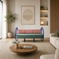 Scandinavian Style 3 Seater Upholstered Sofa Bench