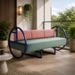 Scandinavian Style 3 Seater Upholstered Sofa Bench