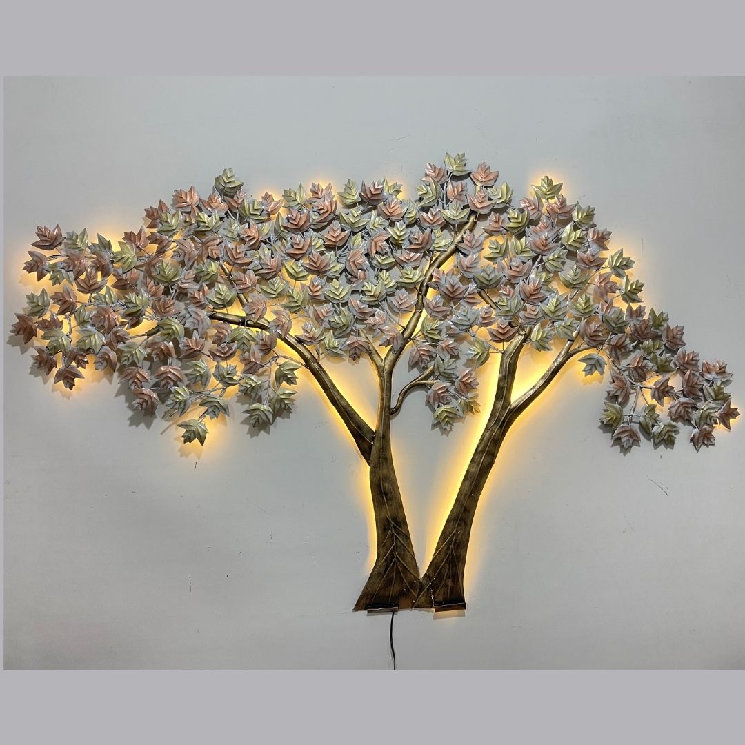 Metallic Spring Tree Wall Art for Guest Room (79 x 50 Inches) – Hansart