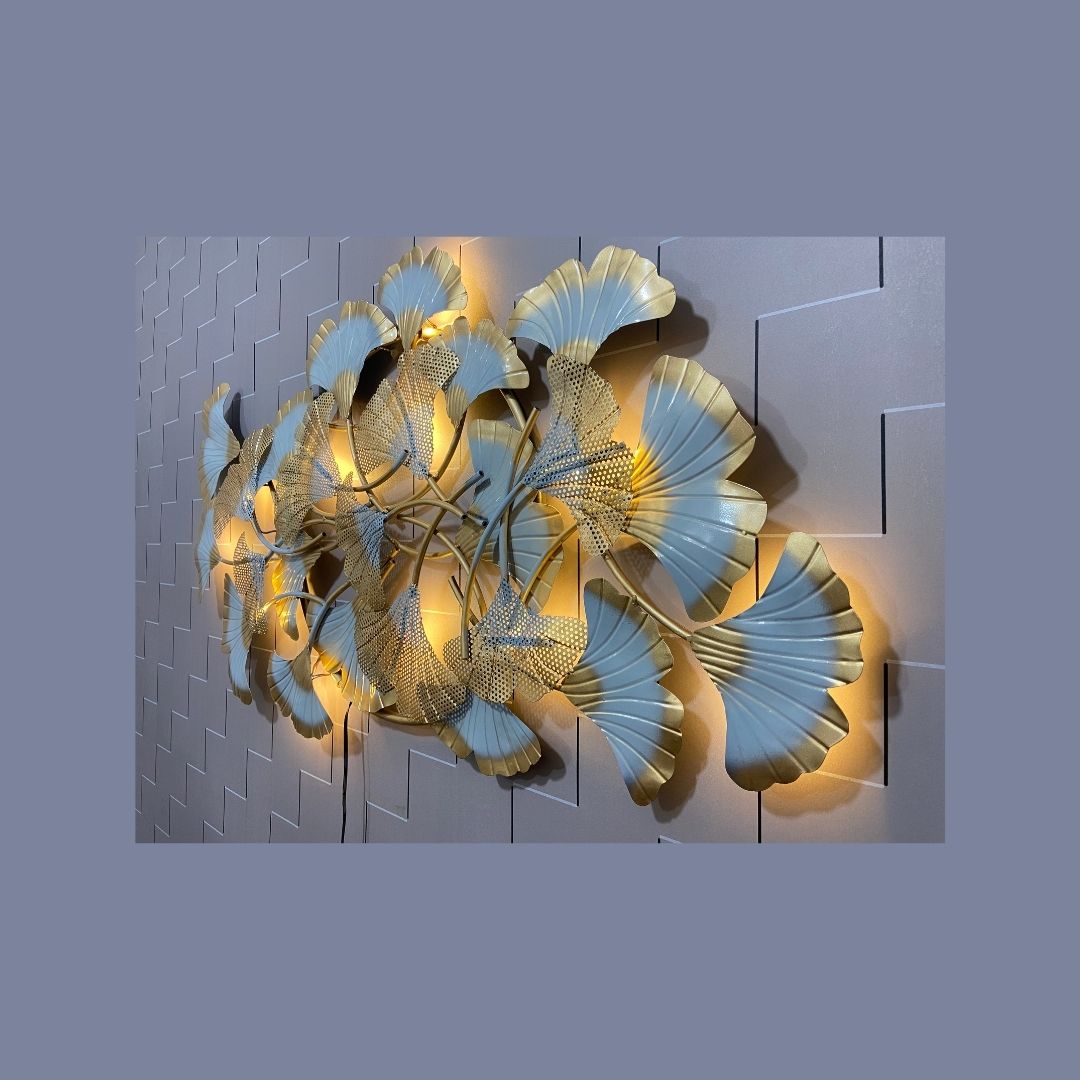 Exquisite Zara Metallic Wall Art for Living Room (46x25 Inches)-Home Decoration-Hansart-abstract metal wall art-Made of Premium-Quality Iron Metal-Perfect for your living room, bedroom, hall, office reception, guest room, and hotel reception-The product is packed by professionals for safe delivery Designed to make your home look complete-"Hansart Made In India because India itself is an art".